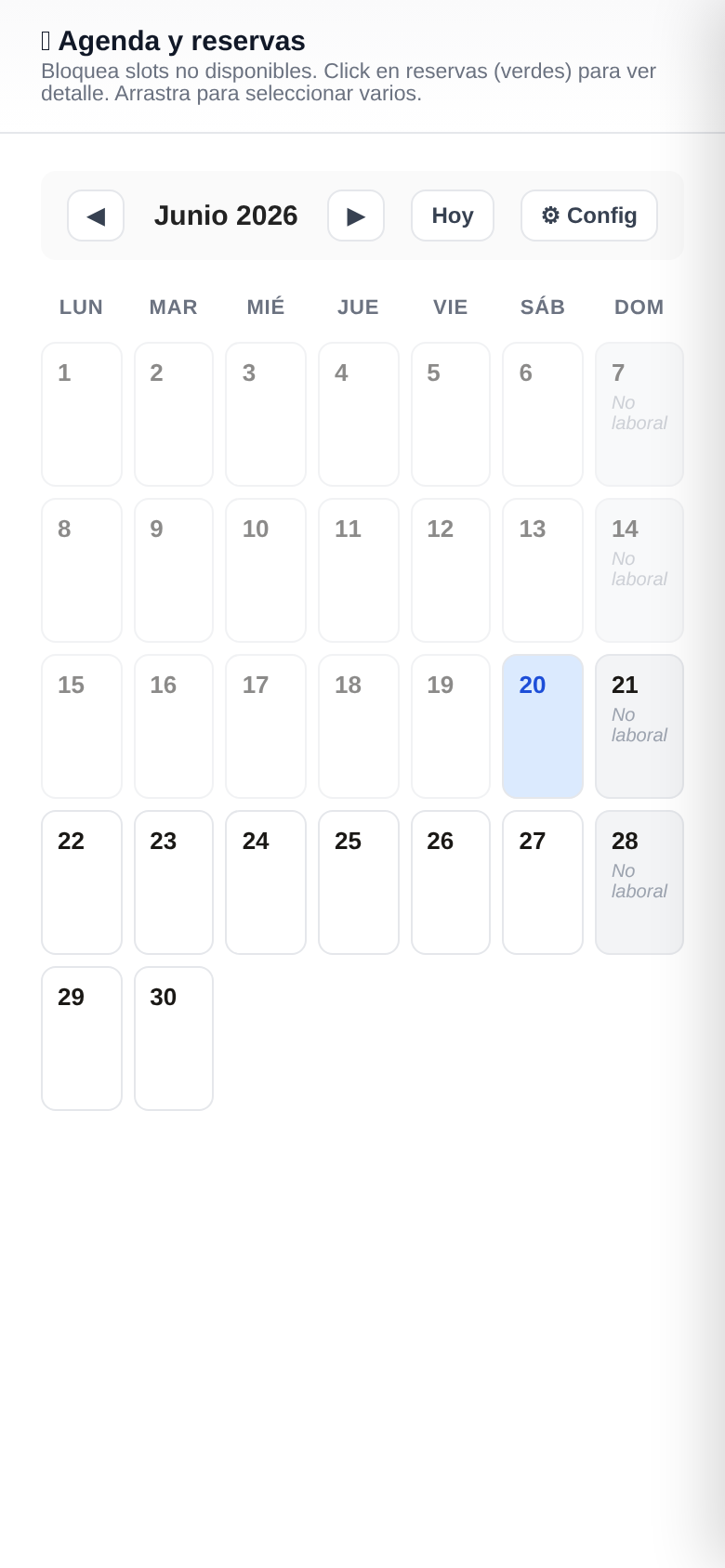Agenda tus visitas y trabajos