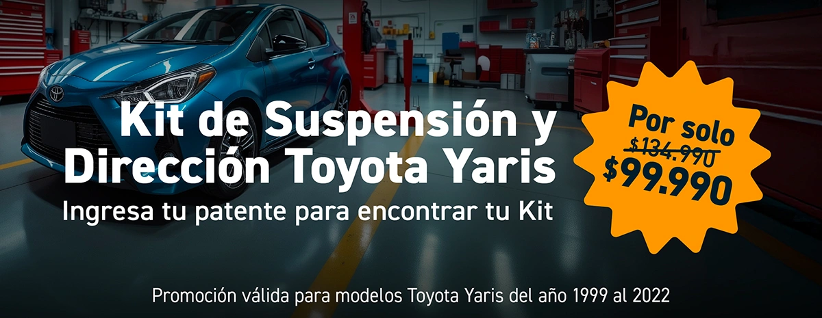 Kit suspensión y dirección Toyota Yaris por $99.990